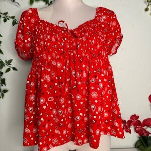 ♥️ No Boundaries Baby Doll Top ♥️